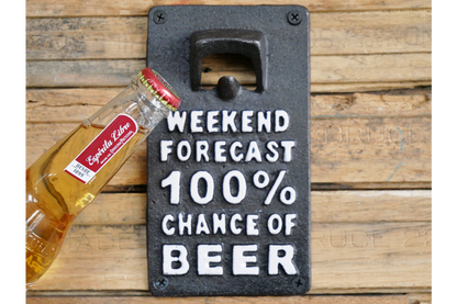 Sign With Bottle Opener