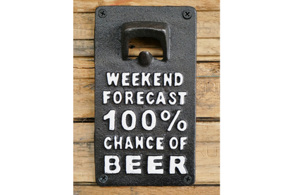 Sign With Bottle Opener