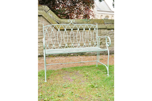 Pistachio Button Bench