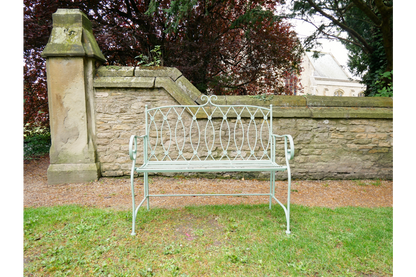 Pistachio Button Bench