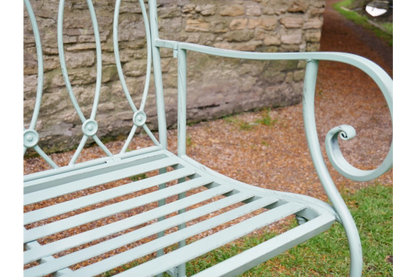 Pistachio Button Bench
