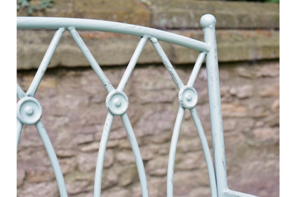 Pistachio Button Bench