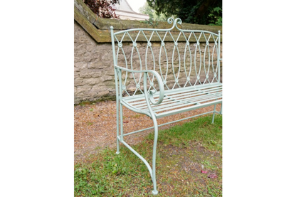 Pistachio Button Bench