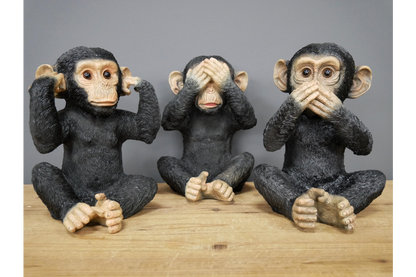 Set Of 3 Monkeys