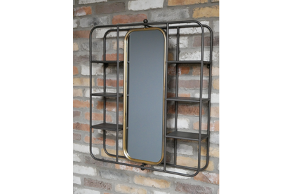 Wall Unit With Mirror