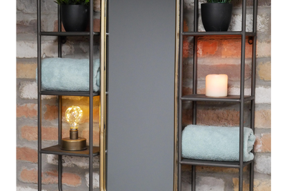 Wall Unit With Mirror