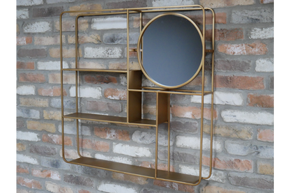 Wall Unit With Mirror