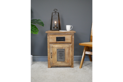 Jupiter Industrial Bedside Cabinet