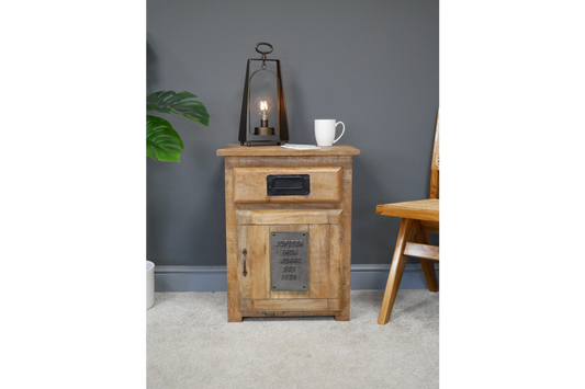 Jupiter Industrial Bedside Cabinet