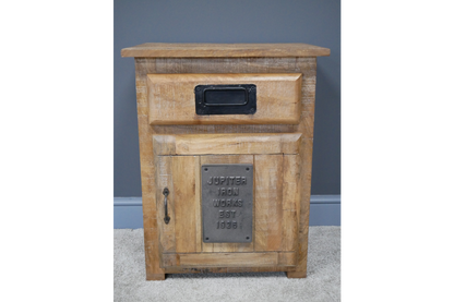 Jupiter Industrial Bedside Cabinet