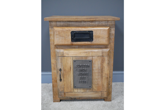 Jupiter Industrial Bedside Cabinet