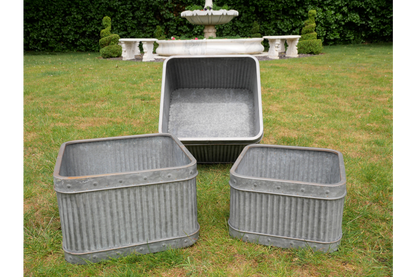 Set Of 3 Square Tubs
