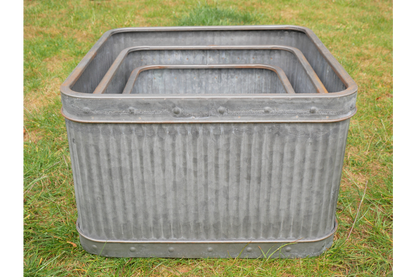 Set Of 3 Square Tubs