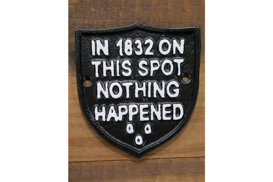 Sign (Nothing Happened)