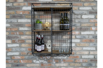 Industrial Wine Wall Unit
