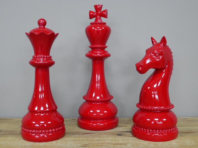 Set Of 3 Chess Pieces
