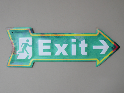 Sign (Exit)