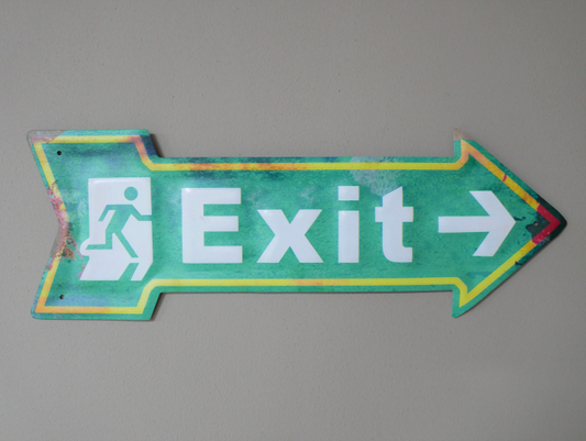 Sign (Exit)