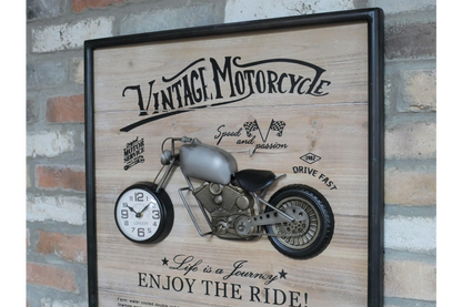 Motorbikes Clock