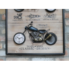 Motorbikes Clock