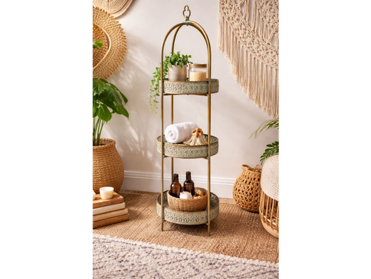 Moroccan Style 3 Tier Shelves