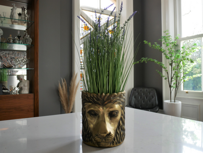Lion Head Planter / Ice Bucket