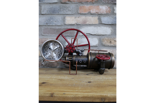 Pipe Clock / Coin Bank