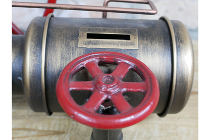 Pipe Clock / Coin Bank