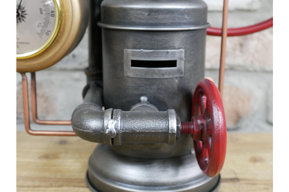Pipe Clock / Coin Bank