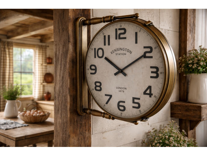 Double Sided Clock