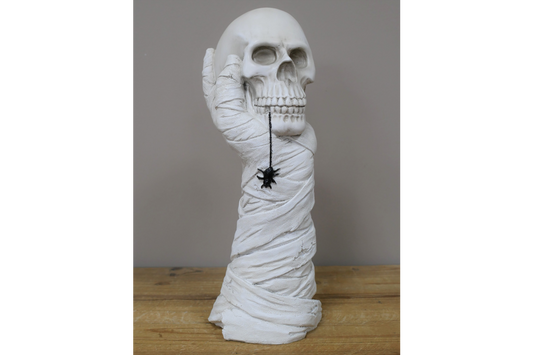 Hand Holding Skull