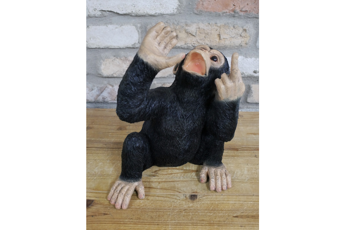 Up Yours Monkey Wine Holder