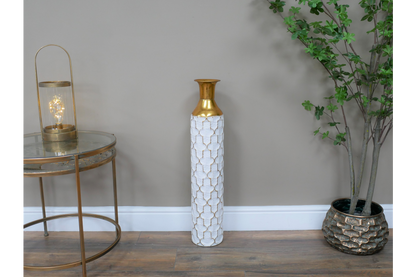 White & Gold Vase