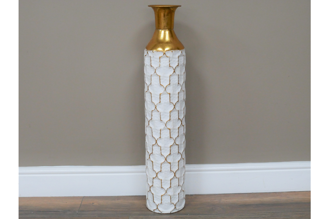 White & Gold Vase
