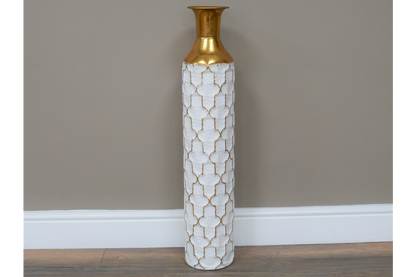 White & Gold Vase
