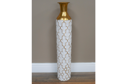 White & Gold Vase