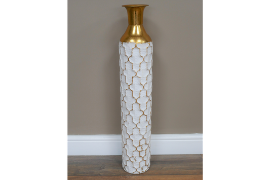 White & Gold Vase