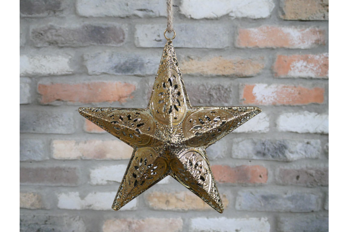 Gold Hanging Star