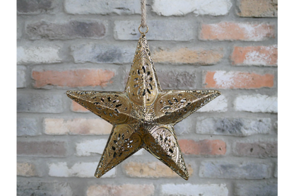 Gold Hanging Star
