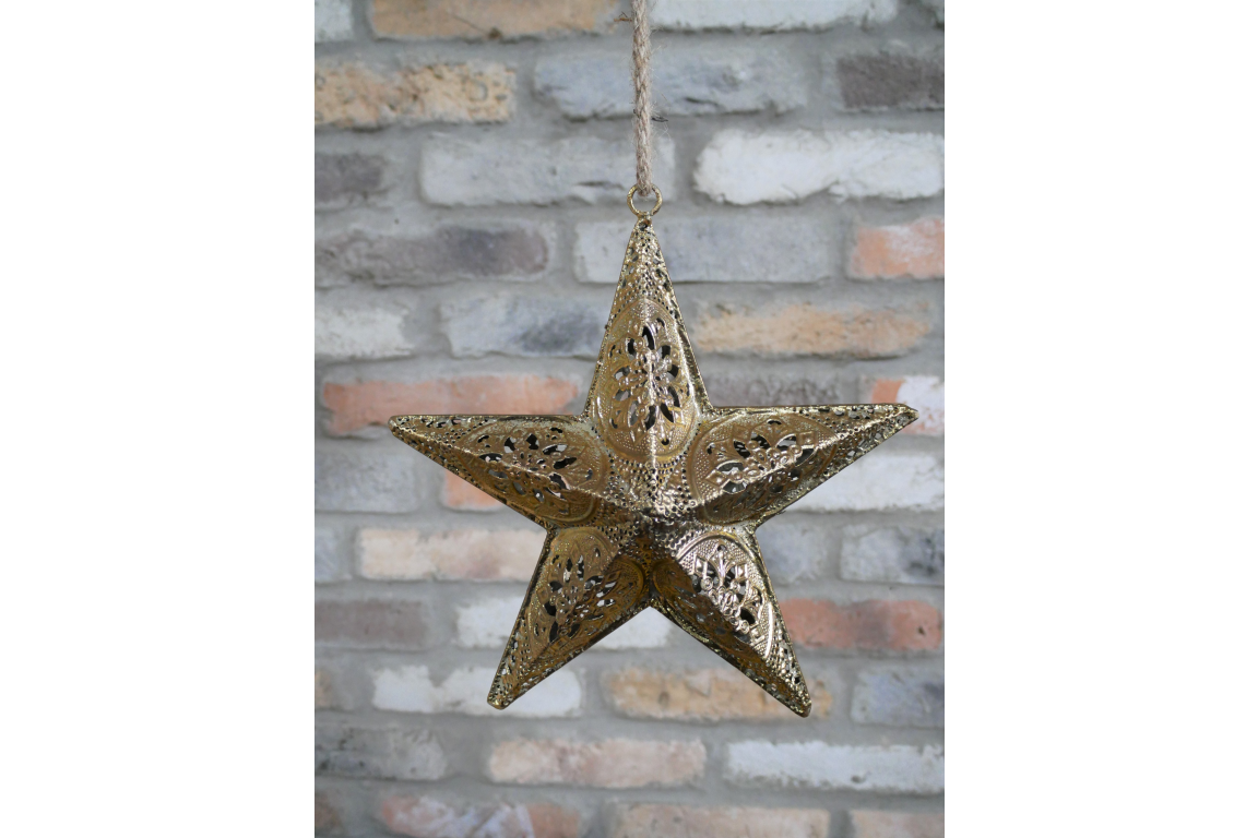 Gold Hanging Star
