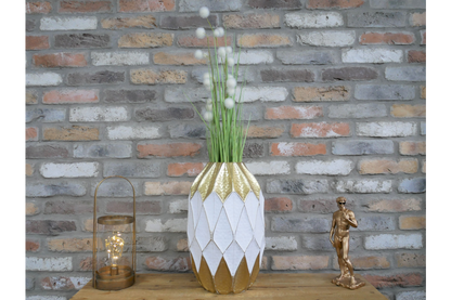 White & Gold Vase