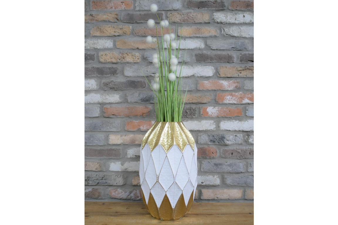 White & Gold Vase