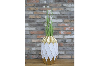 White & Gold Vase