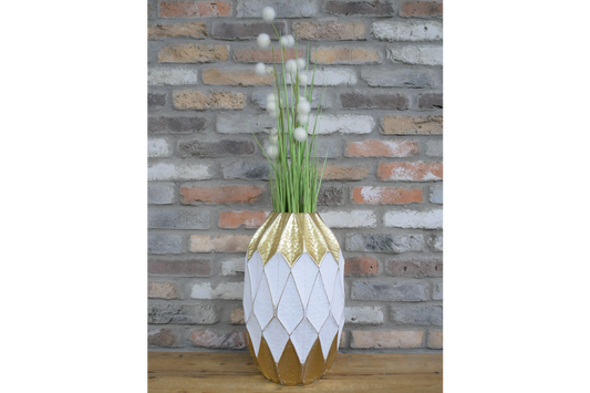 White & Gold Vase