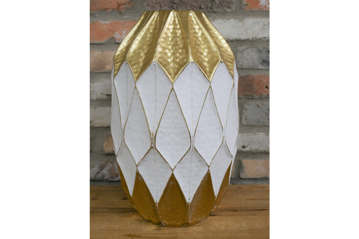 White & Gold Vase