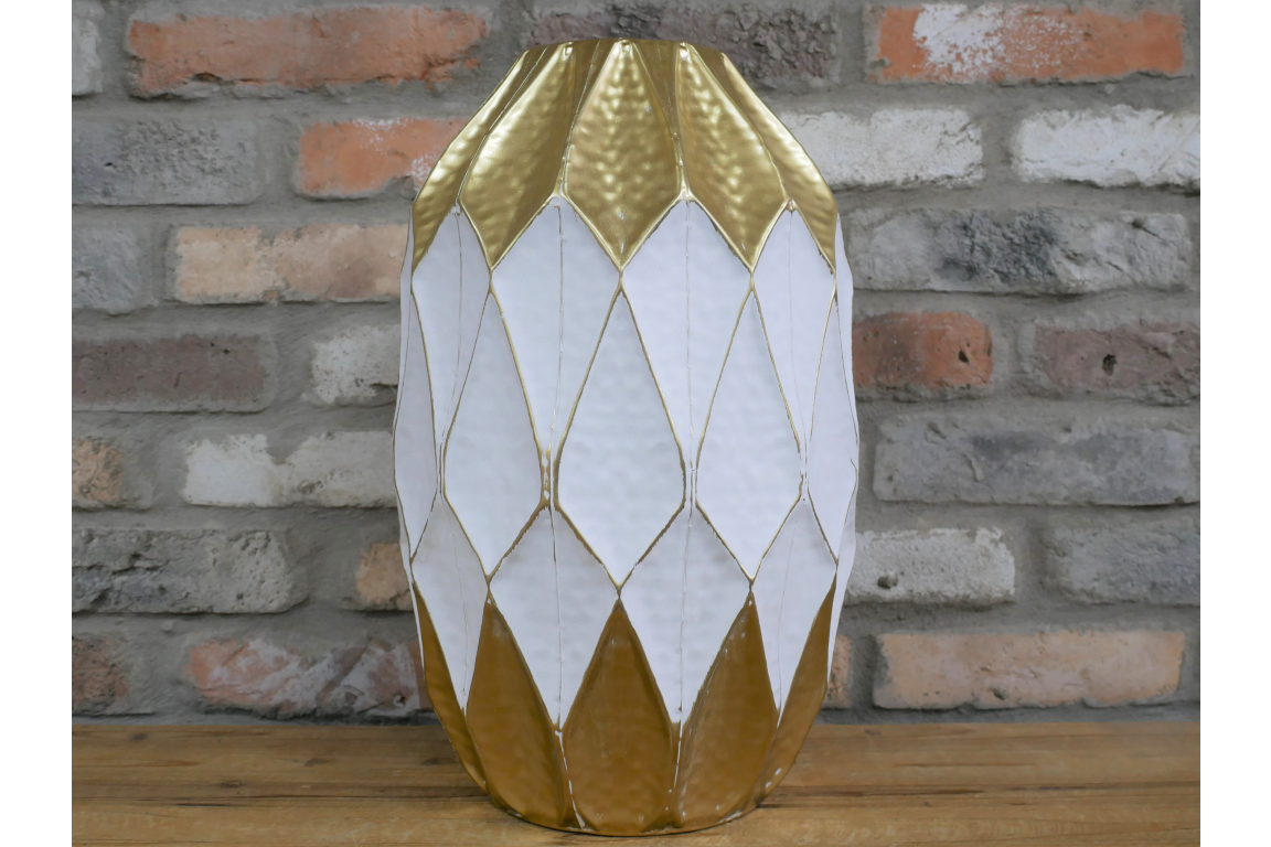 White & Gold Vase