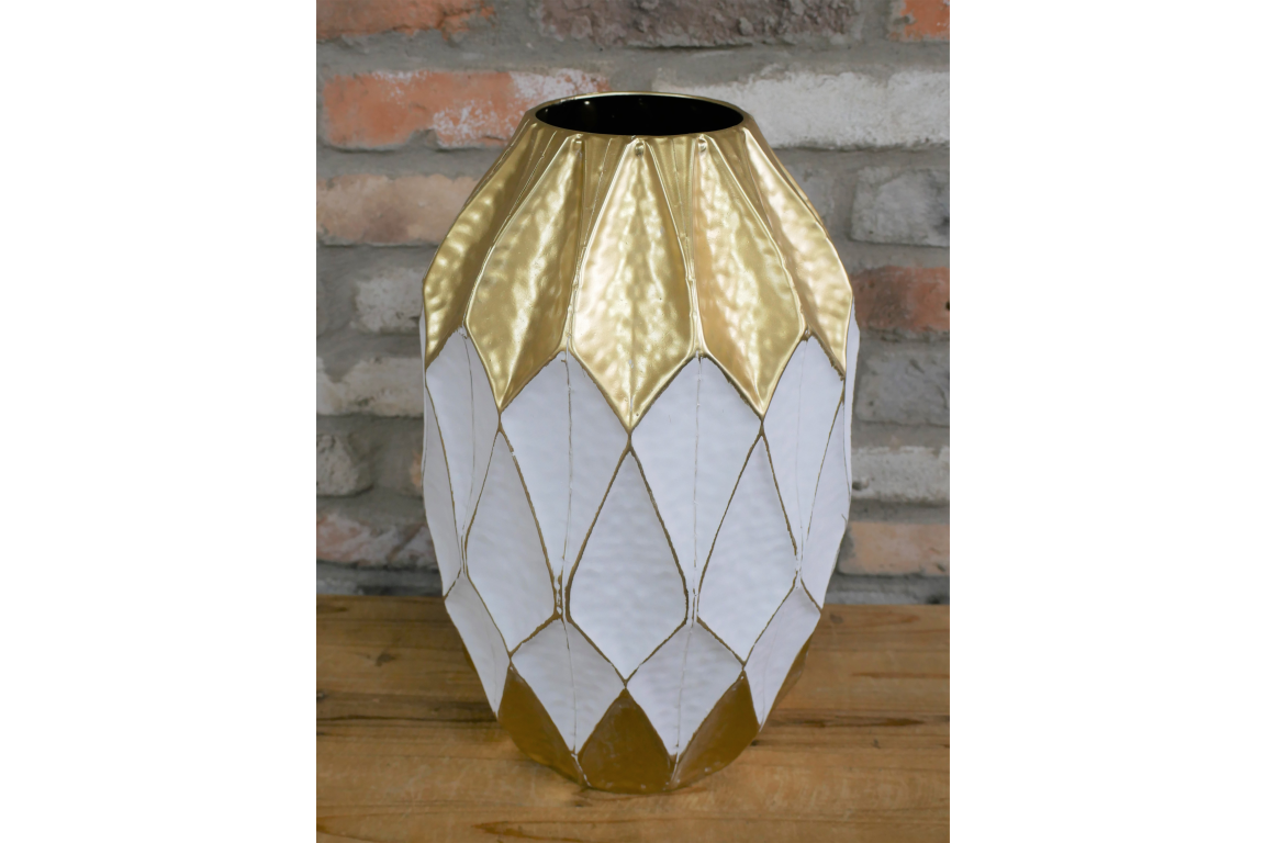 White & Gold Vase