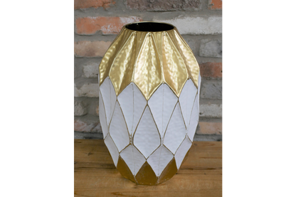 White & Gold Vase