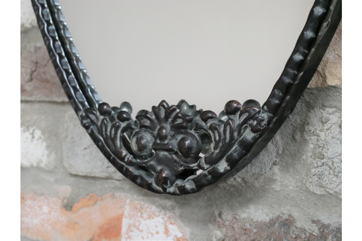 Oval Ornate Mirror