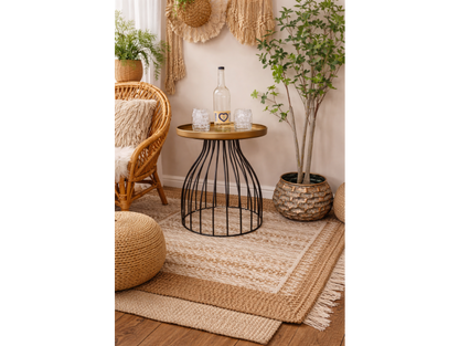 Black & Gold Side Table